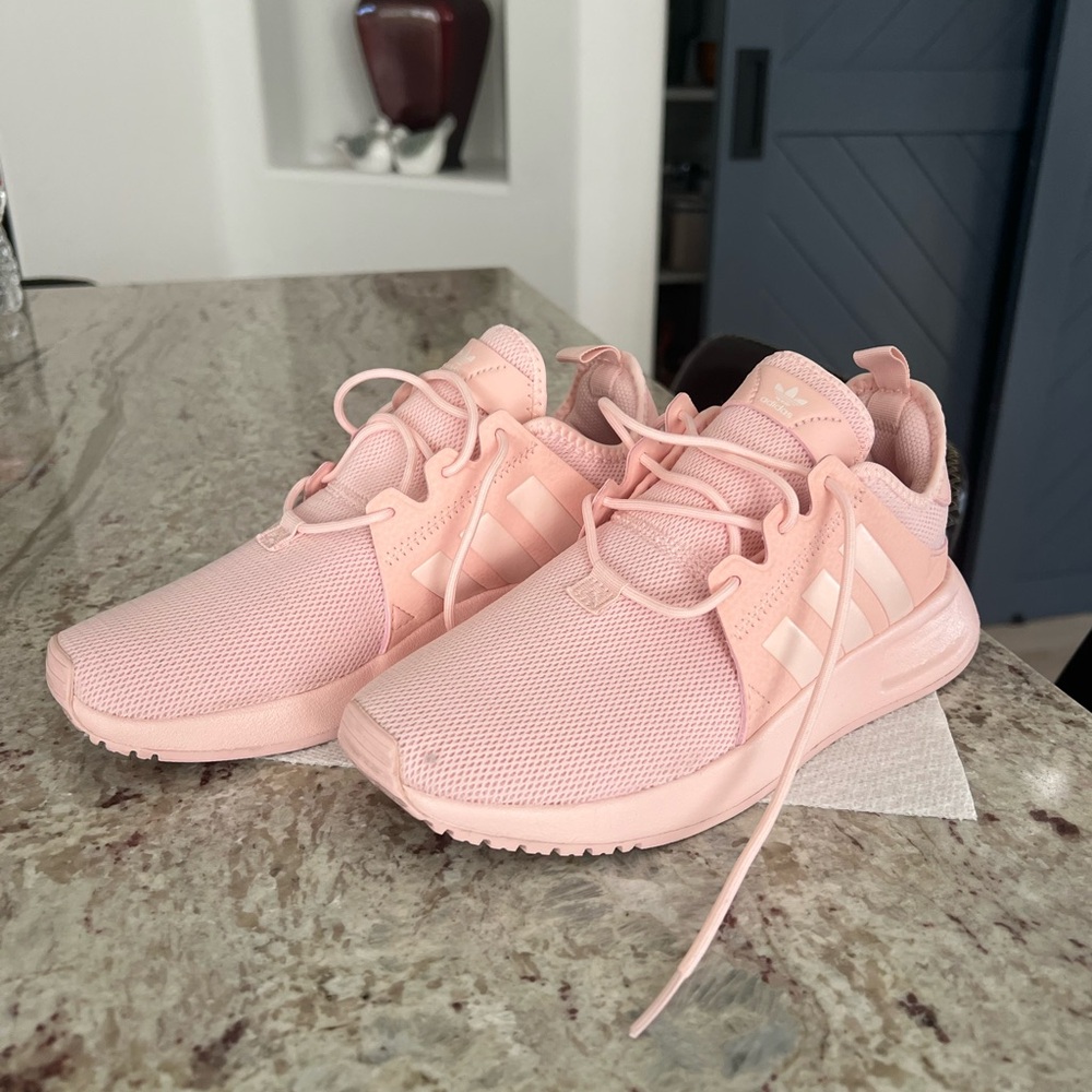 Pink adidas shoes